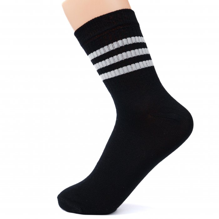 SOSETE  GUMA SPORT  NEGRE  CU 3 LINII [1]