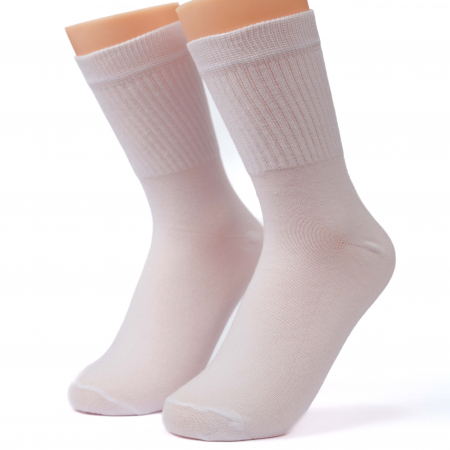 ARTICOL 14-1 set SOSETE GUMA SPORT UNITON ALBE 4 PERECHI INALTIMEA 17 CM MARIMEA 42-44 [2]