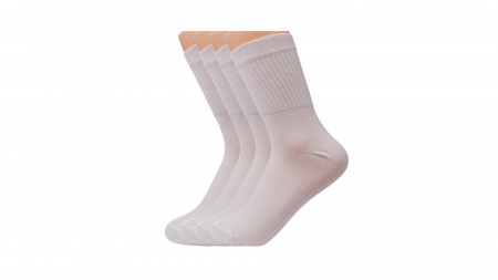 Seturi de Ciorapi - ARTICOL 14-2 set  SOSETE  GUMA SPORT UNITON ALBE   4 PERECHI INALTIMEA  16 CM MARIMEA 39-41