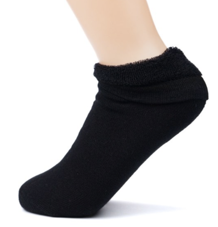 Seturi de Ciorapi - ARTICOL 21-2 SOSETE FLAUSATE NEGRE INALTRIMEA 16 CM MARIMEA 39-41