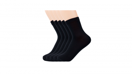 Seturi de Ciorapi - ARTICOL 5-1. set SOSETE  NEGRE 5PERECHI INALTIMEA  16CM MARIMEA 42-44