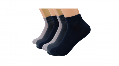 Seturi de Ciorapi - ARTICOL4-1. SET SOSETE  CULORI COMBINATE 6 PERECHI INALTIMEA  8 CM MARIMEA42-44 ( 2 SURDESCHIS,2ANTARCIT, 2 ALBASTRU INCHIS (NAVY)