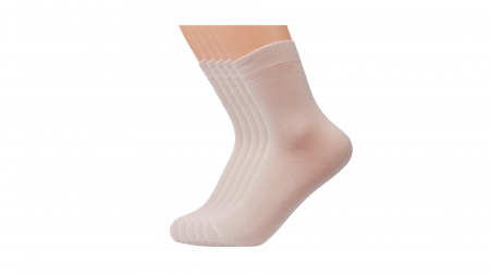 Seturi de Ciorapi - ARTICOL6-8 set SOSETE BEJ 5 PERECHI INALTIMEA 14CM MARIMEA 39-41