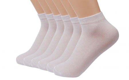 Seturi de Ciorapi - SET 6PERECHI SOSETE ALBE 39-41