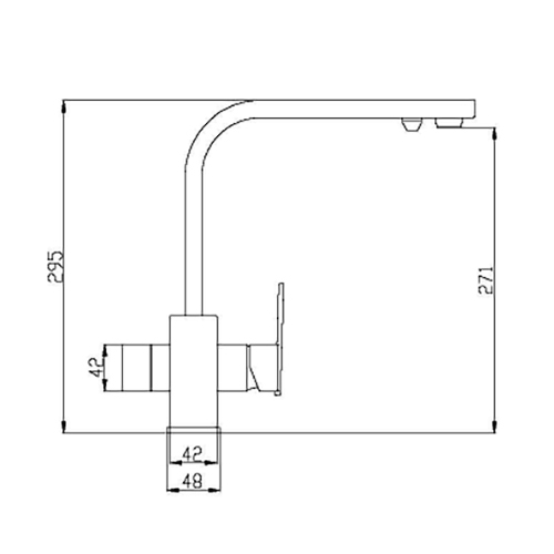 Baterie Apa cu 3 cai A-101-CHROME [6]