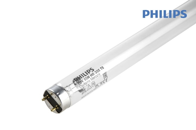 Lampa UV-C Philips 55W HO 2 pini G13 – Aparat Profesional Sterilizare Ultraviolet [4]