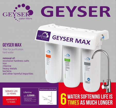 Filtru apa montat sub chiuveta bucatarie Geyser MAX apa dura [5]