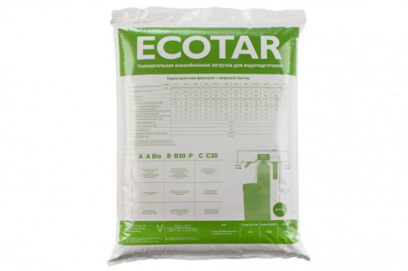 Rasini si Materiale - Mediu Filtrant dedurizare/deferizare/demagnetizare Ecotar B (sac 25L)