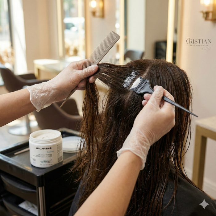 Dermo Crema Antisebum Medavita Requilibre - Masca Scalp Gras cu Argila [4]