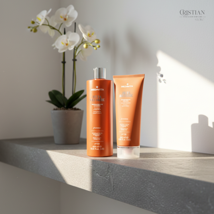 Pachet Sampon si Masca Medavita Beta Refibre - Reconstructie cu Beta Caroten [4]