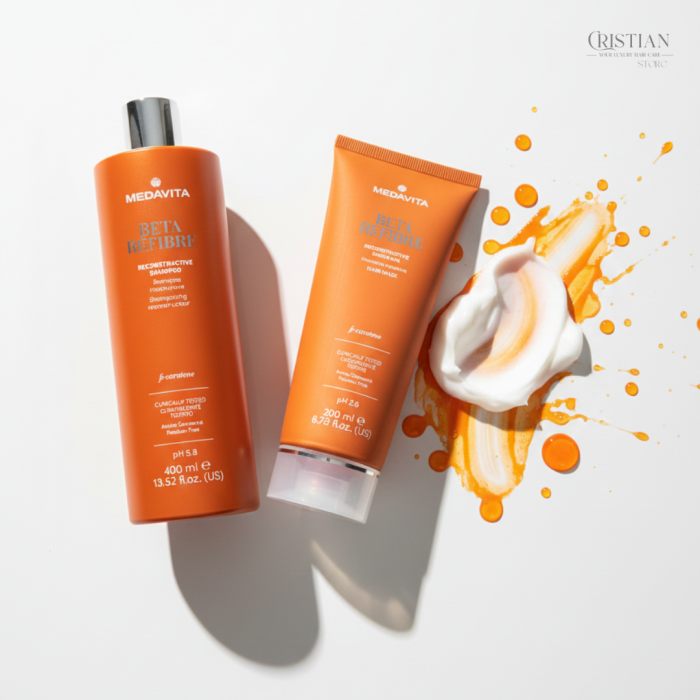 Pachet Sampon si Masca Medavita Beta Refibre - Reconstructie cu Beta Caroten [2]