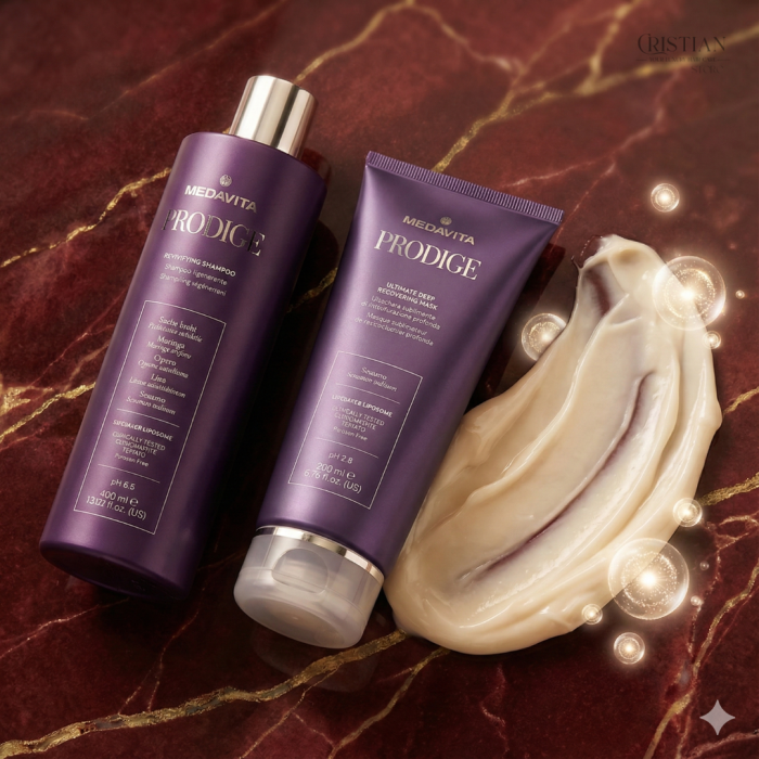 Pachet Regenerare Medavita Prodige - Sampon si Masca cu Lipozomi [2]