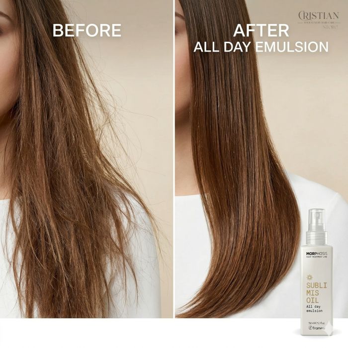Emulsie Leave-In Framesi Morphosis Sublimis Oil All Day - Hidratare si Descurcare cu Argan [5]