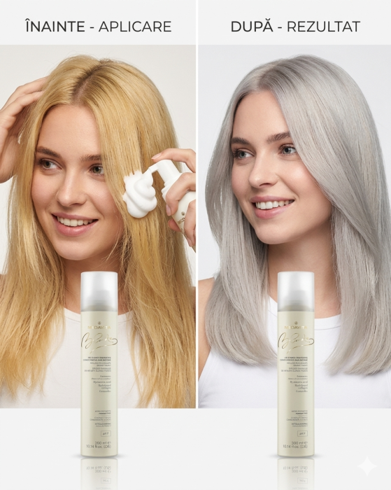 Medavita Blondie Ice Mousse – Secretul unui blond rece, hidratat și plin de volum 300ml [2]