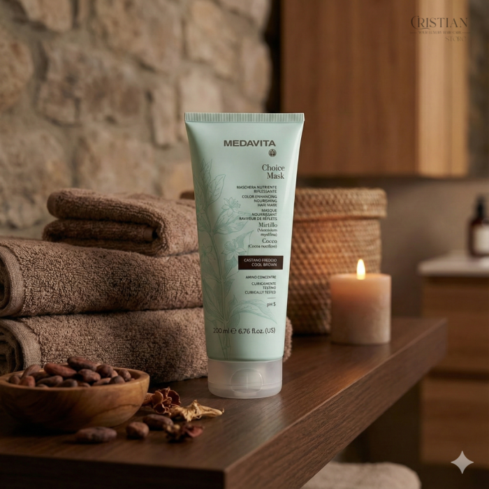 Masca Coloranta Medavita Choice Brown - Reflex Maro Rece [4]