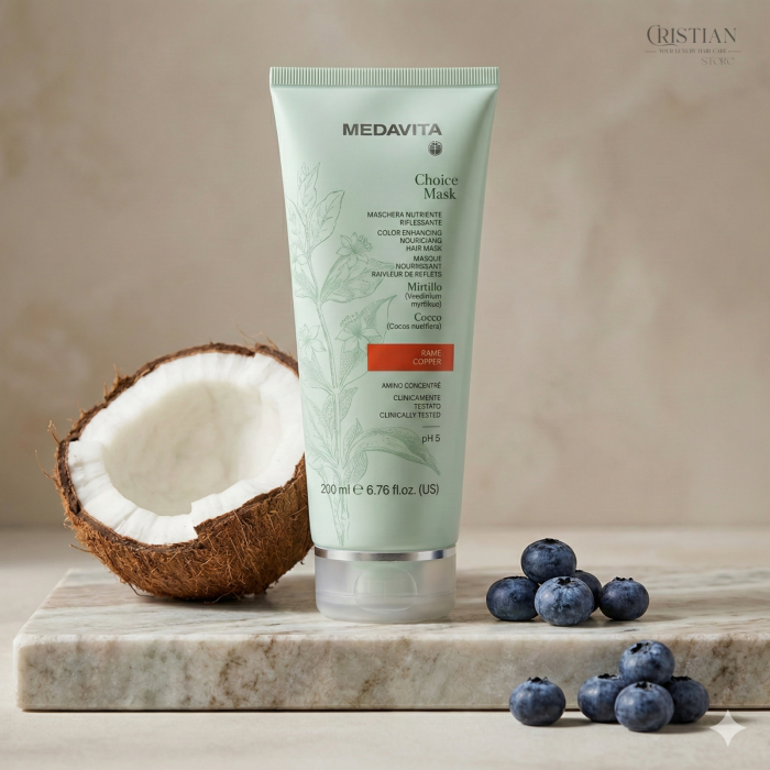 Masca Nuantatoare Medavita Choice Mask Copper - Refresh Culoare Par Aramiu [3]