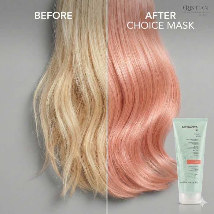 Masca Nuantatoare Medavita Choice Peach - Culoare Piersica si Hidratare [8]