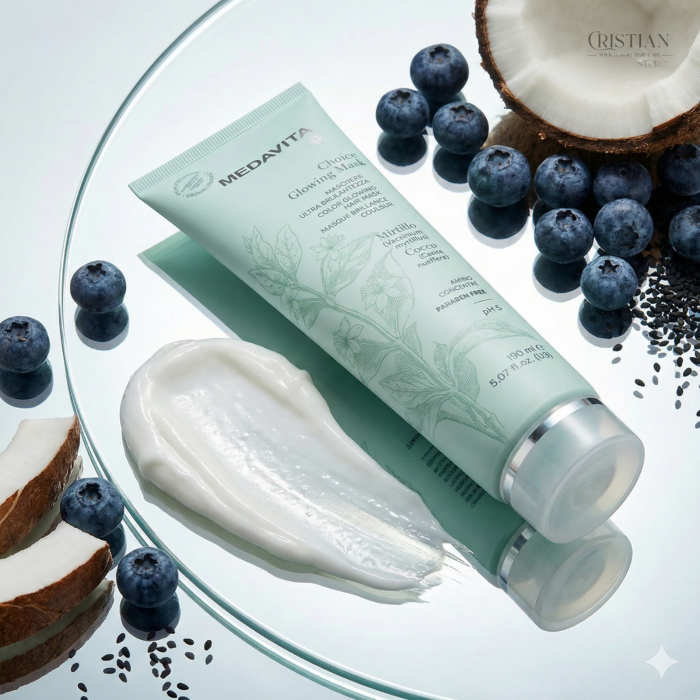 Masca Stralucire Medavita Choice Glowing - Afine si Cocos [2]