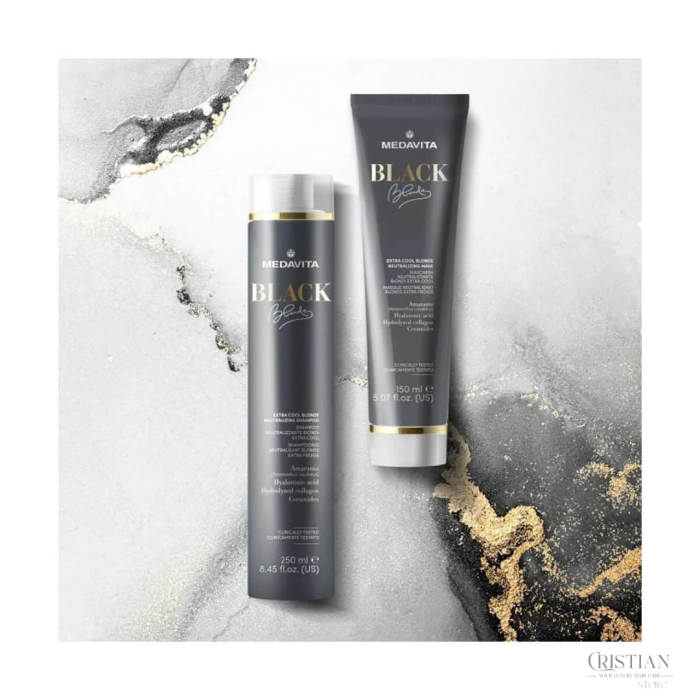 Masca Nuantatoare Profesionala Medavita Black Blondie - Tratament Par Blond si Decolorat [4]