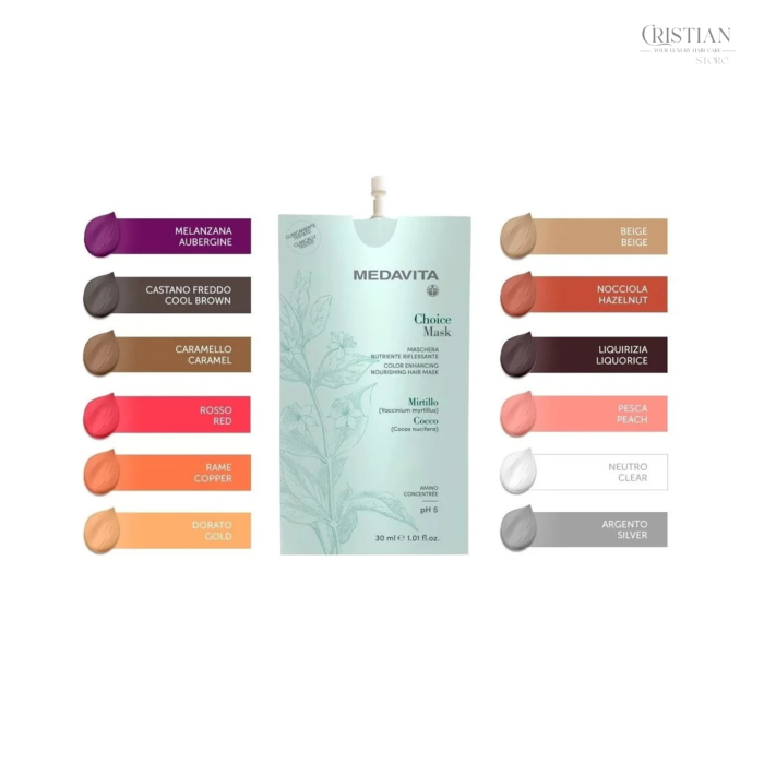 Masca Neutra Medavita Choice Mask Neutro - Gloss si Diluant Pastel [9]