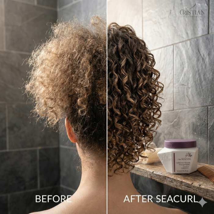 Masca pentru Par Cret L'Alga SeaCurl - Hidratare si Definire fara Sulfati [5]