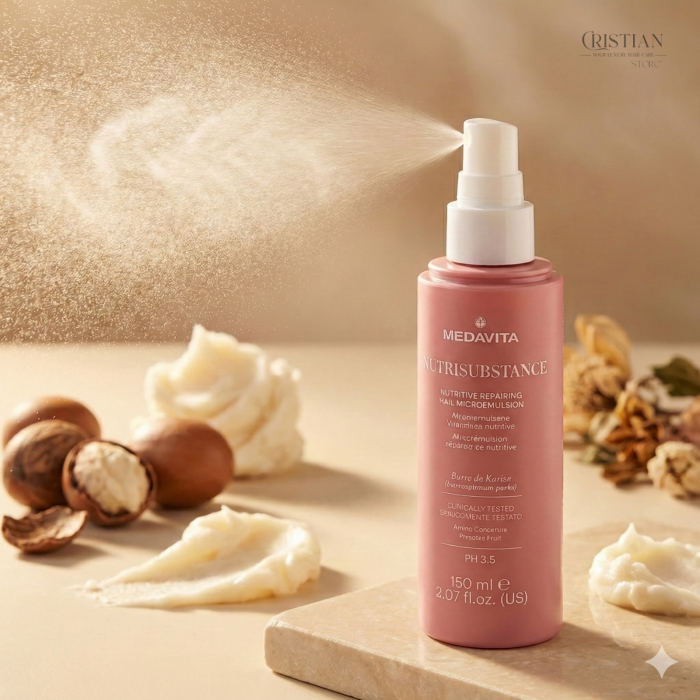 Microemulsie Leave-in Medavita Nutrisubstance - Spray Nutritiv Unt de Shea [2]