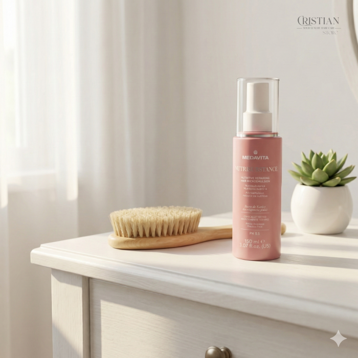 Microemulsie Leave-in Medavita Nutrisubstance - Spray Nutritiv Unt de Shea [4]