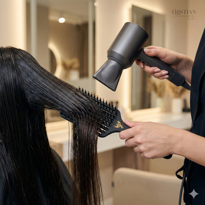 Perie Uscare Par Winstory Win Perfect Brush cu Peri de Mistret si Ventilatie [4]