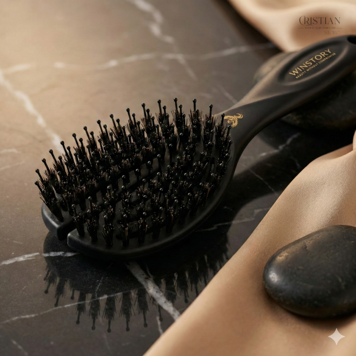 Perie Ventilata Winstory Smoothing Flex - Uscare Rapida cu Peri Mistret [3]