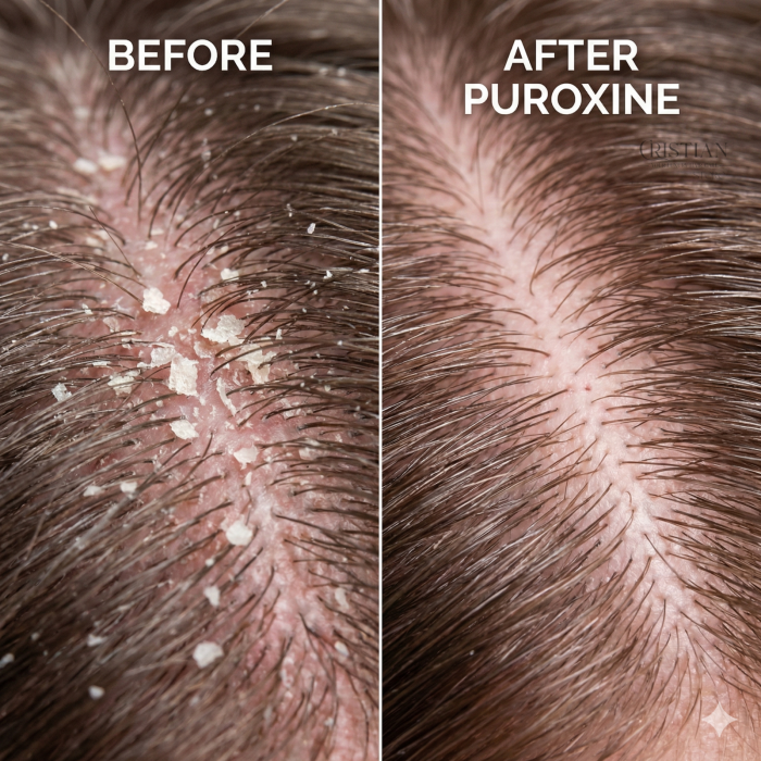 Sampon Antimatreata Medavita Puroxine - Purificare cu Tea Tree [5]