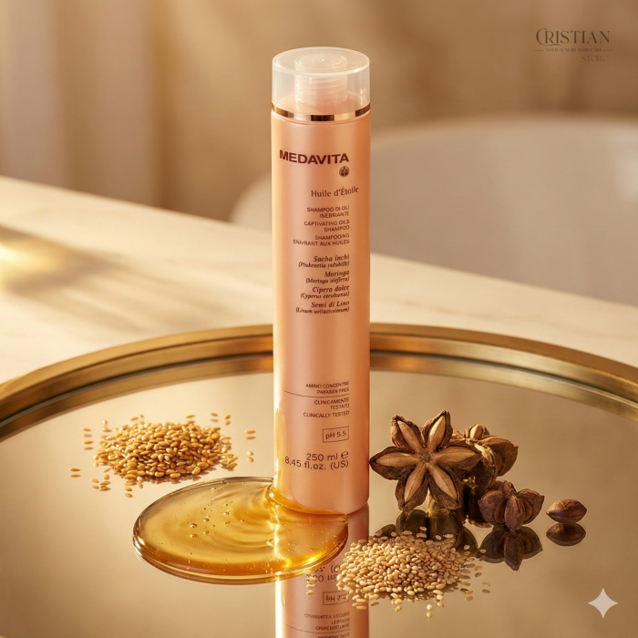 Sampon Iluminator Medavita Huile d'Etoile - Uleiuri Sacha Inchi si Moringa [2]