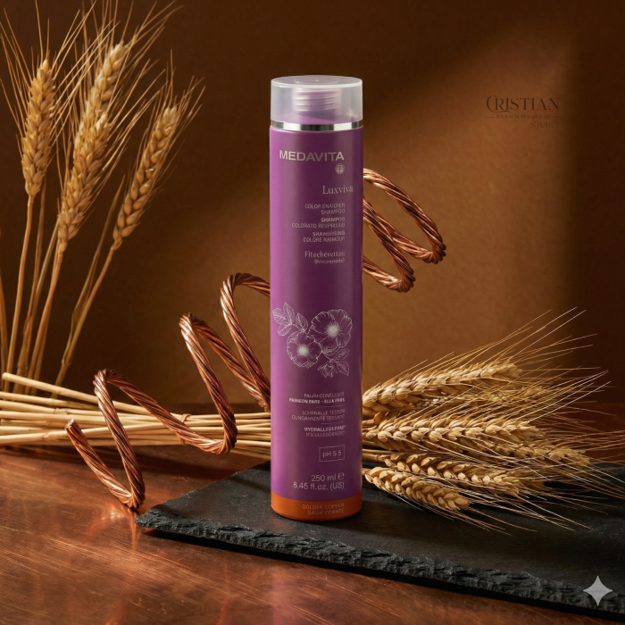 Sampon Nuantator Medavita Luxviva Copper pentru Par Aramiu [3]