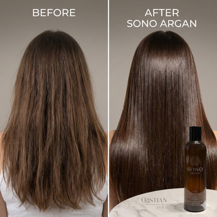 Sampon Nutritiv Sono Argan - Curatare Blanda pentru Par Uscat si Vopsit [5]