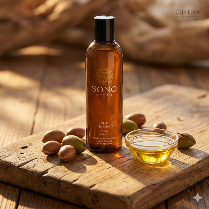 Sampon Nutritiv Sono Argan - Curatare Blanda pentru Par Uscat si Vopsit [3]