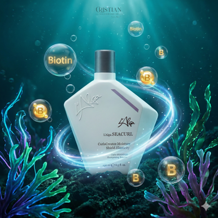 Sampon pentru Par Cret L'Alga SeaCurl - Hidratare fara Sulfati cu Alge [3]