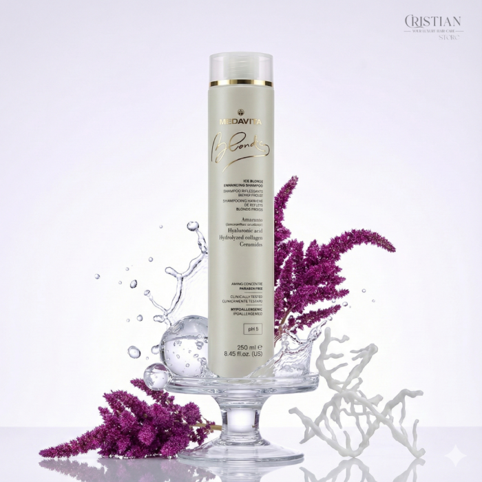 Sampon Profesional Anti-Galben Medavita Ice Blondie - Blond Rece si Hidratare [3]