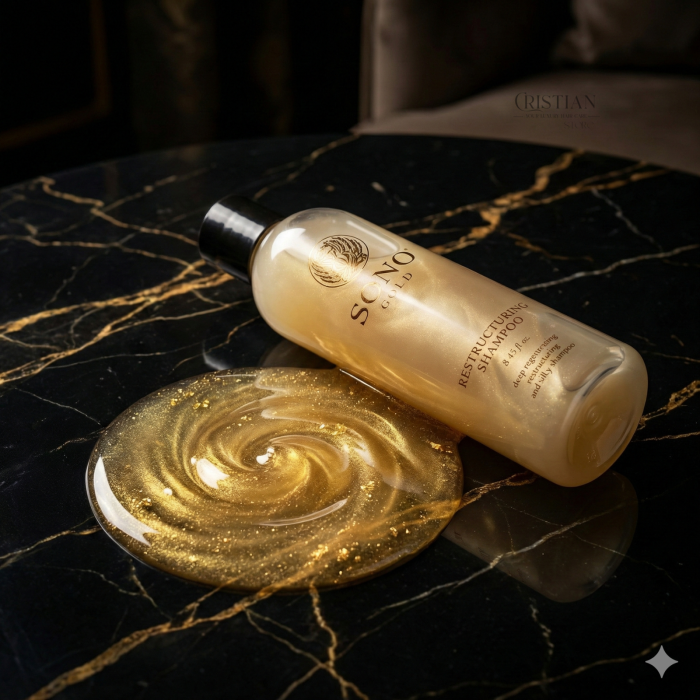 Sampon Restructurant Sono Gold - Ulei de Canabis si Cristale de Aur [2]