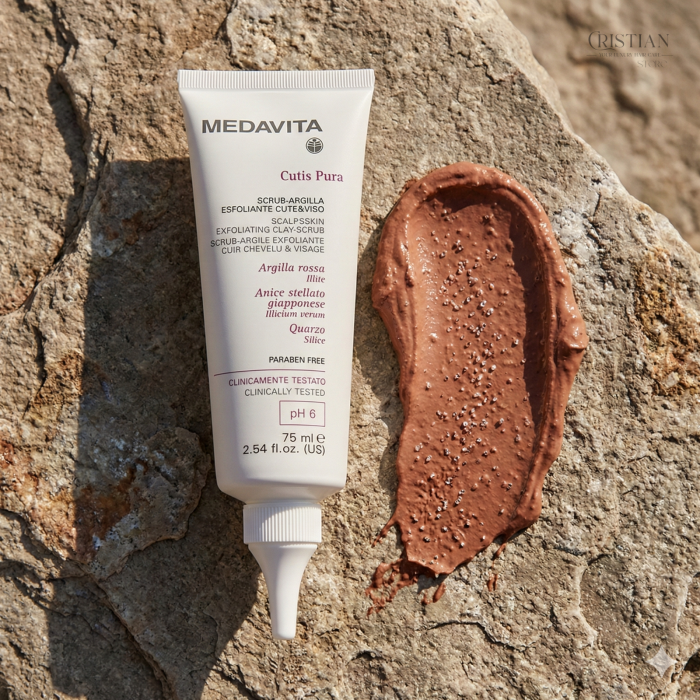 Scrub Detox Scalp si Fata Medavita Cutis Pura - Argila Rosie si Cuart [2]