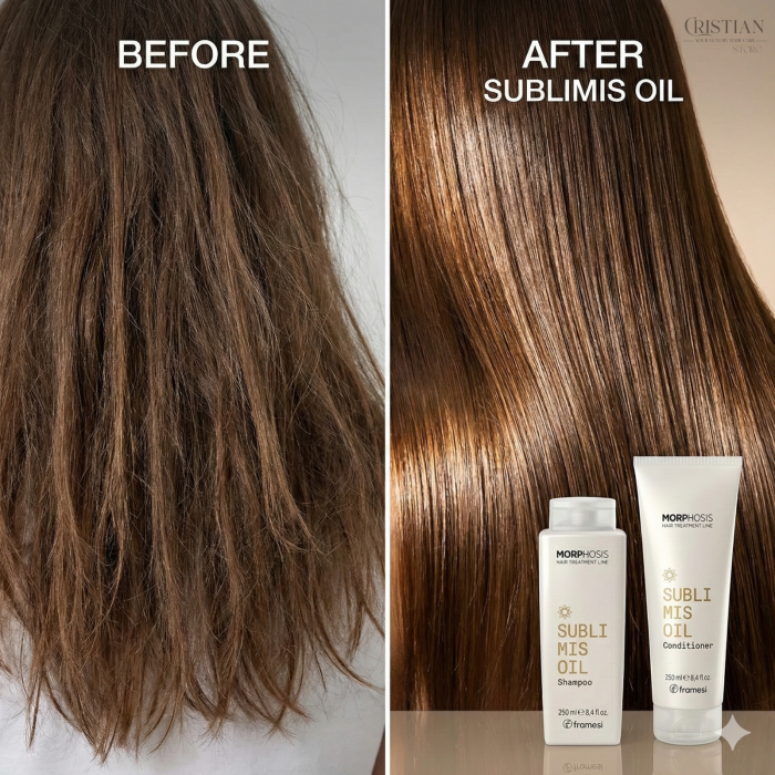 Kit Framesi Morphosis Sublimis Oil - Sampon si Masca cu Argan pentru Par Degradat [5]