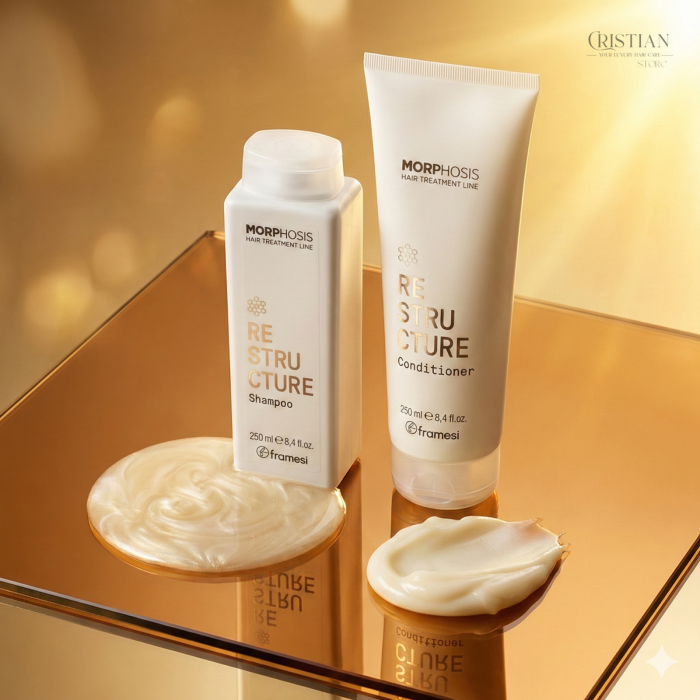 Kit Framesi Morphosis Restructure Sampon si Balsam - Reconstructie cu Colagen si Orez [2]