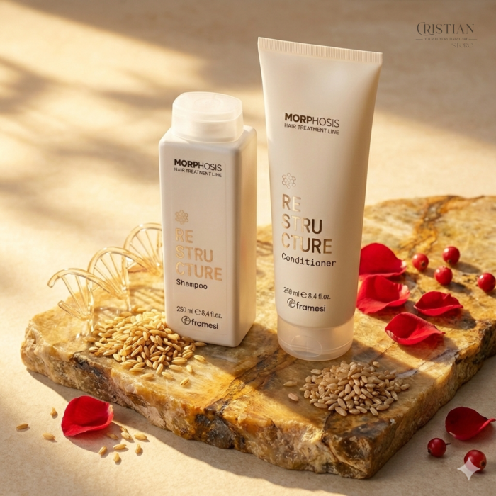 Kit Framesi Morphosis Restructure Sampon si Balsam - Reconstructie cu Colagen si Orez [3]