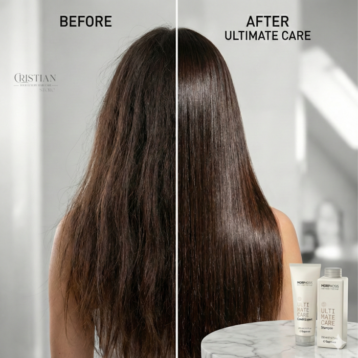 Kit Morphosis Ultimate Care Sampon si Balsam - Revitalizare cu Bujor Fermentat [5]