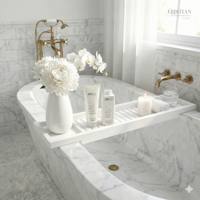 Kit Morphosis Ultimate Care Sampon si Balsam - Revitalizare cu Bujor Fermentat [4]