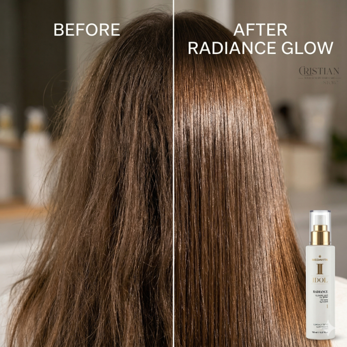 Spray cu Ulei de Par Medavita Radiance Glowing - Stralucire si Fixare Ultra-Lejera [6]