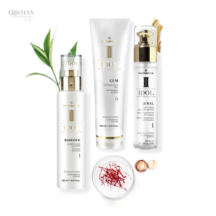 Spray cu Ulei de Par Medavita Radiance Glowing - Stralucire si Fixare Ultra-Lejera [5]