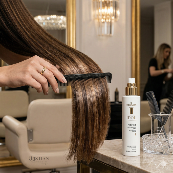 Medavita Idol Perfect Cuticle Sealer - Spray Leave-in pentru Sigilare Netezire si Protectie Anti-Umiditate [4]