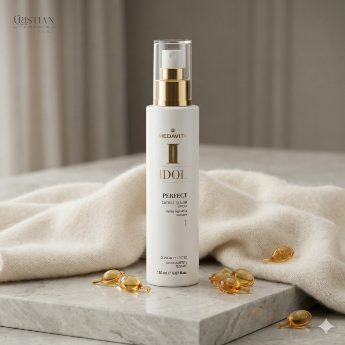 Medavita Idol Perfect Cuticle Sealer - Spray Leave-in pentru Sigilare Netezire si Protectie Anti-Umiditate [2]