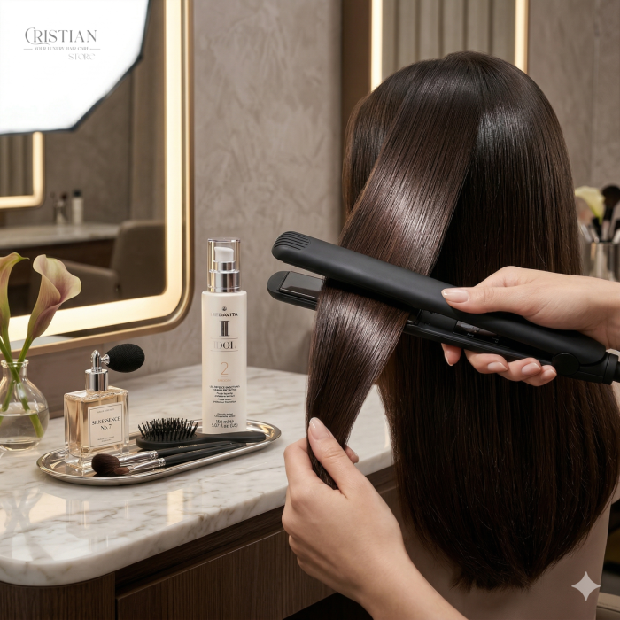 Spray Protectie Termica Medavita Idol Liss Defence - Protectie 230 Grade si Netezire [4]