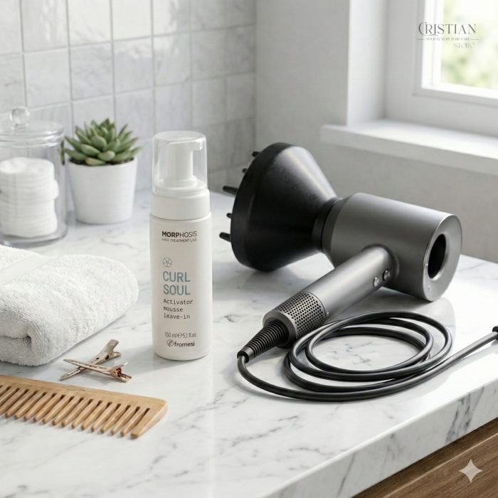 Spuma Activare Bucle Curl Soul - Leave-in cu Acid Hialuronic si Bumbac [4]