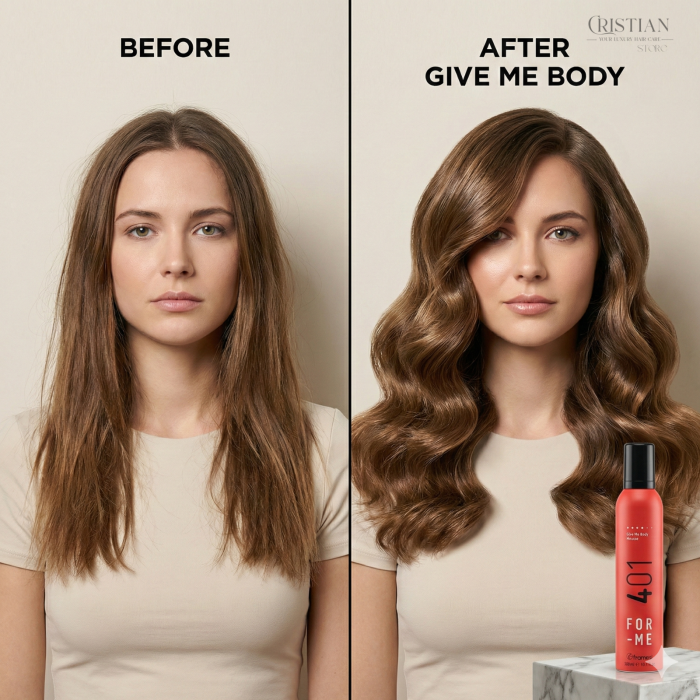 Spuma de Volum Framesi For-Me 401 Give Me Body Mousse - Structura si Stralucire [5]